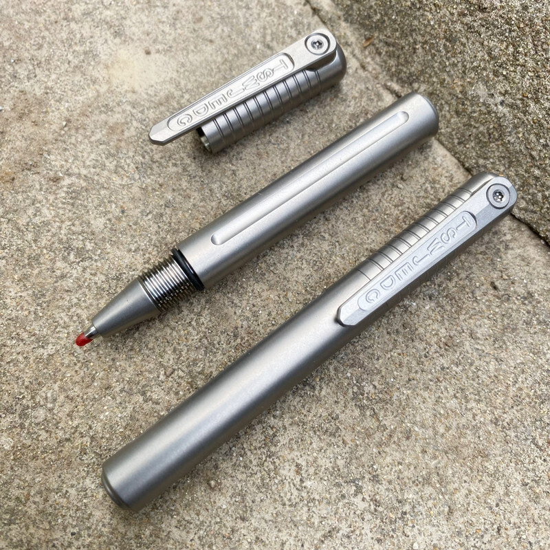 New EDC Titanium Alloy Signature Pen Outdoor Mini Writing Multi Tool Pen Gift