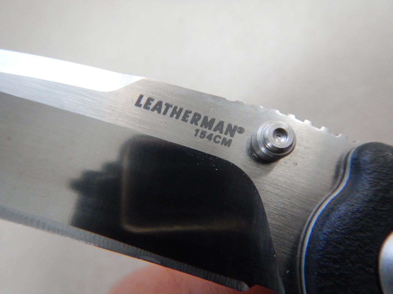 Rare! Leatherman K500X Knife-Multitool 154CM Folder Lockback Knife w/Carabiner