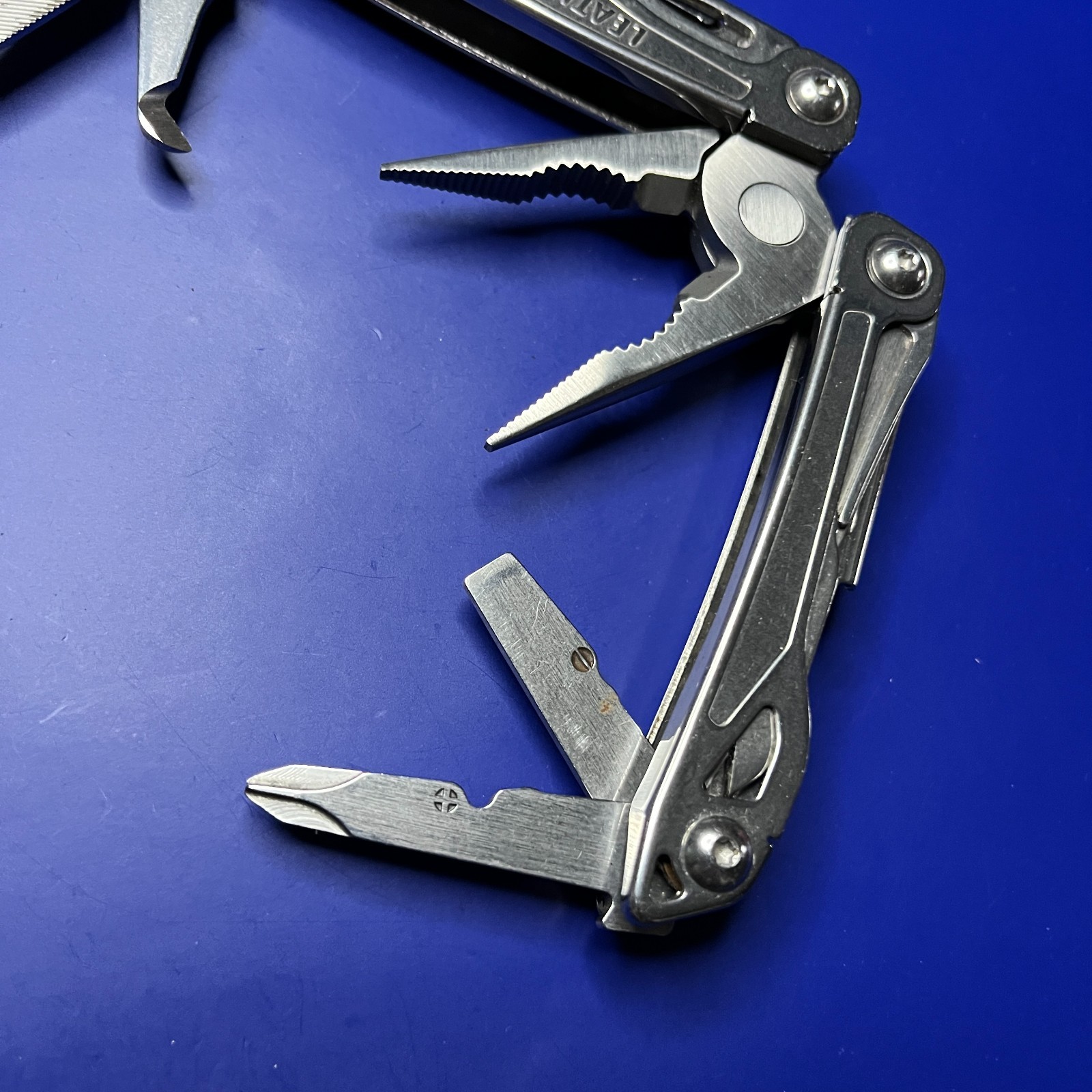Leatherman Stainless Steel Wingman Multi Tool Scissors Knife Plier