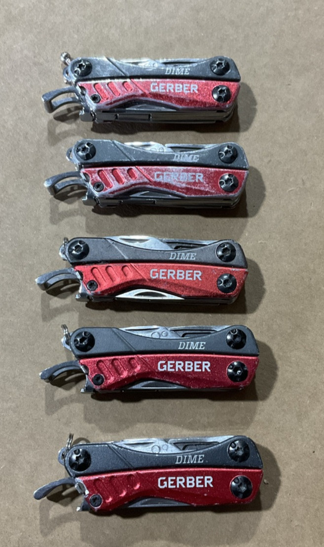 GERBER DIME Mini Keychain Multi-Tool Knife , Pliers Scissors – LOT OF 30