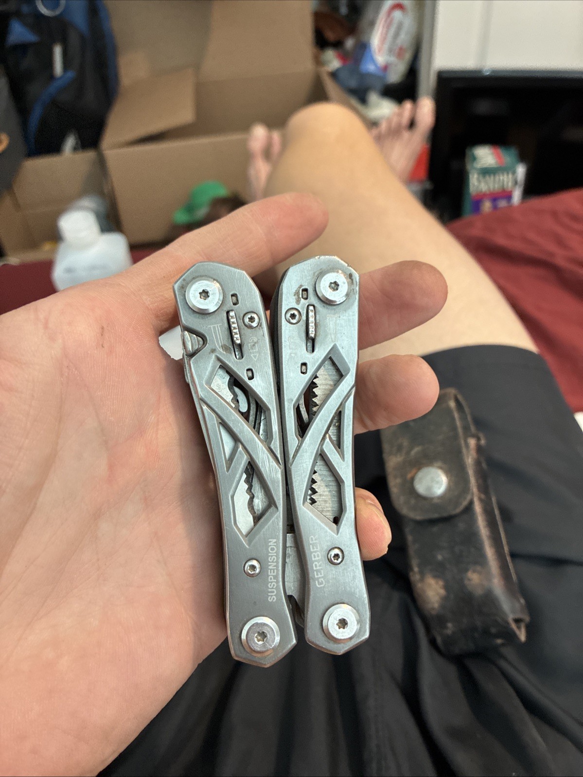 Gerber Suspension Multi Tool Pliers With Sheath Great Condition Tool
