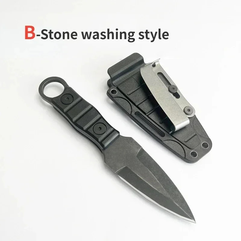 Outdoor Straight Knife High Hardness SurvivalKknife Camping EDC Portable