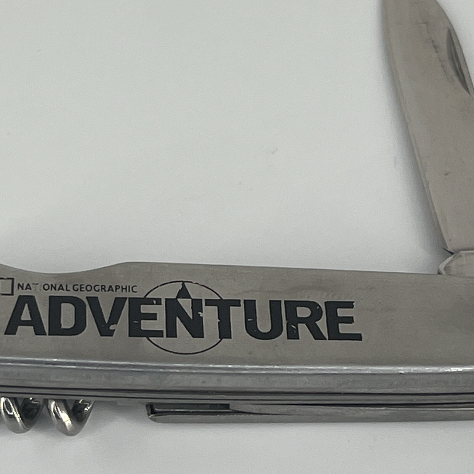 National Geographic Adventure Folding Knife Multi-Tool Bottle Opener Corkscrew