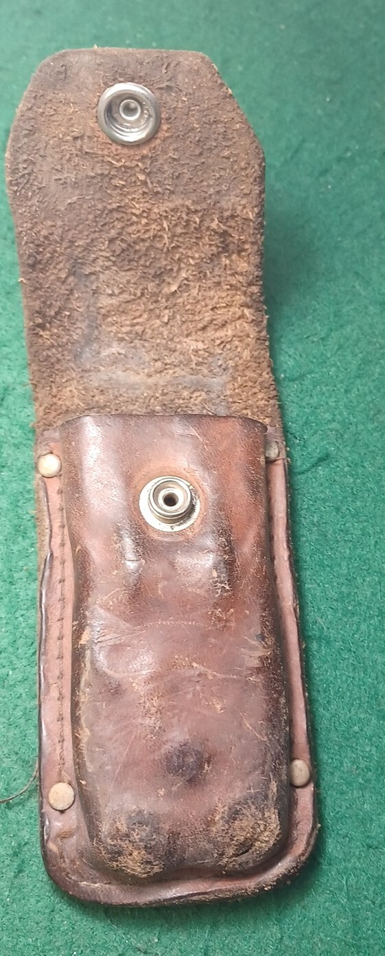 VINTAGE Schrade Tough Multi Tool W/ Original Brown Leather Sheath