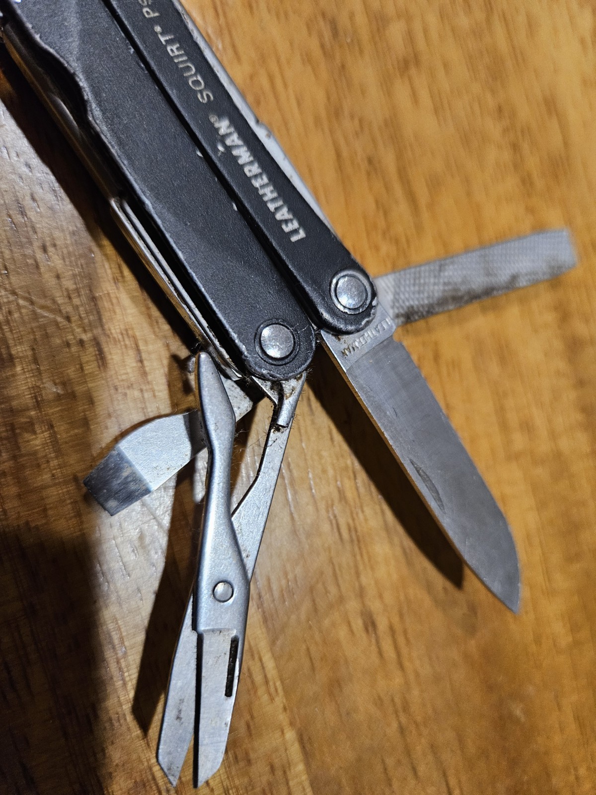 Leatherman Squirt Ps4 Black Broken Scissor Spring