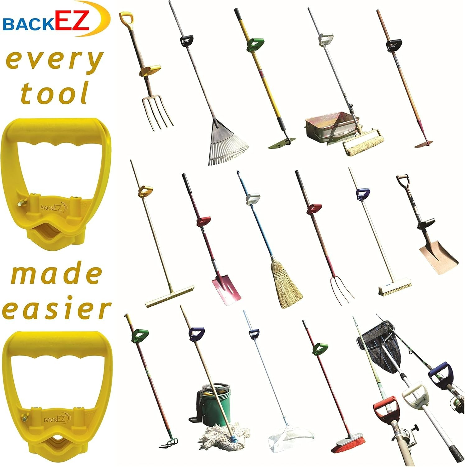 Universal Ergonomic Handle for Garden Tools – Reduced Strain, Enhanced Comfort