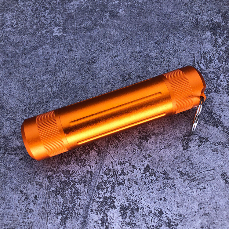 Outdoor EDC Aluminium Alloy Waterproof Case Pill Box Keychain Pendant Storage