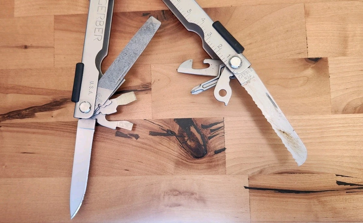 Gerber MP600 Multi-Tool Multi-Plier Needle Nose Silver w/ Sheath – Great X25