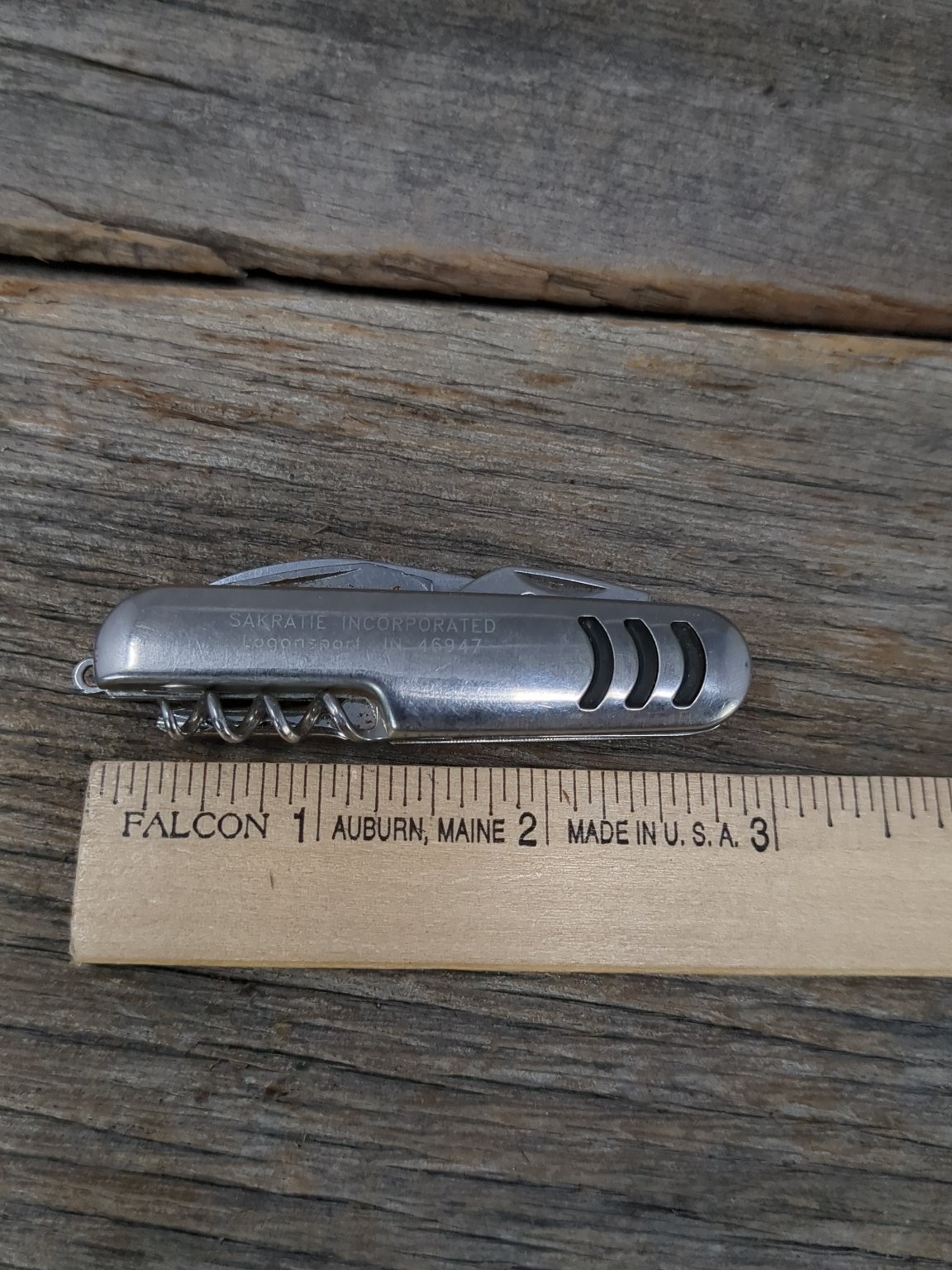 Multi-Tool Pocket Knife Stainless Steel 1.5oz SAKRATIE INCORPORATED
