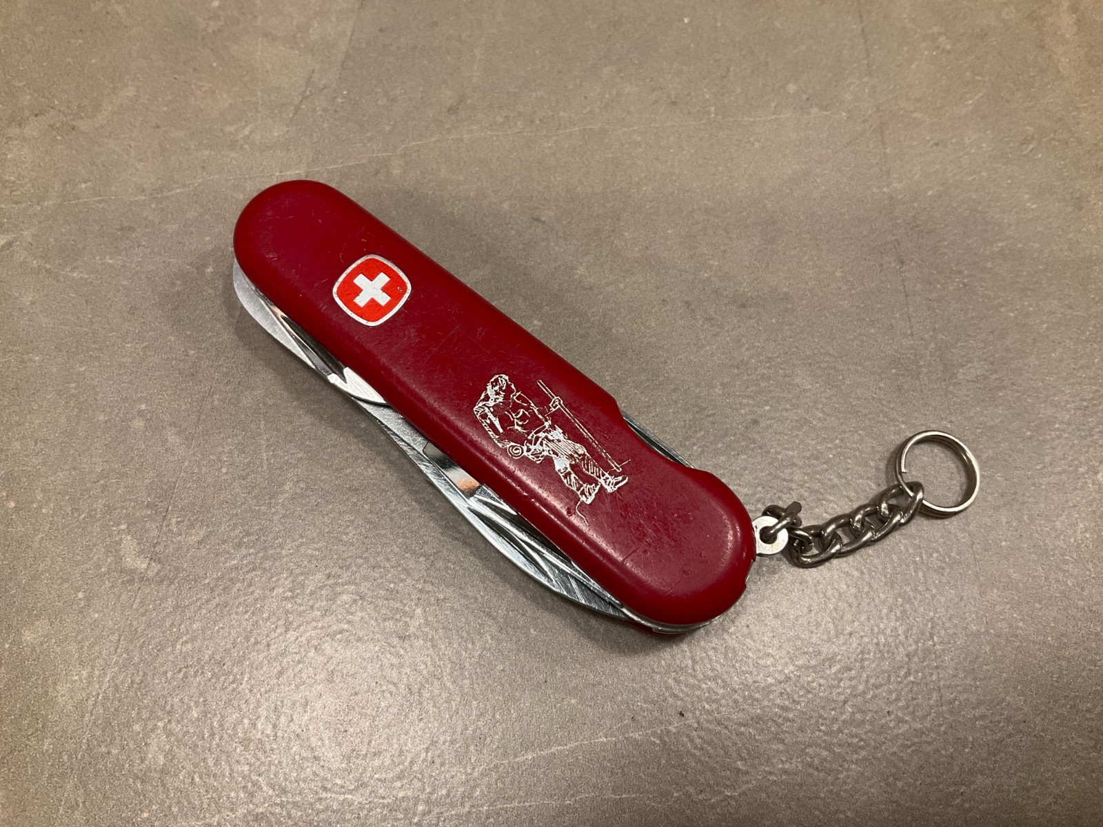 Vintage – Wenger Genuine Swiss Army Knife – Pathfinder – 9 in 1 tool – Rare