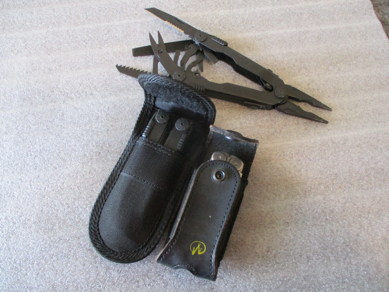 GERBER DIESEL MULTI-PLIER-2w/1 CASE+LEATHERMAN WAVE MULTI-TOOL & CASE-EXCELLENT!