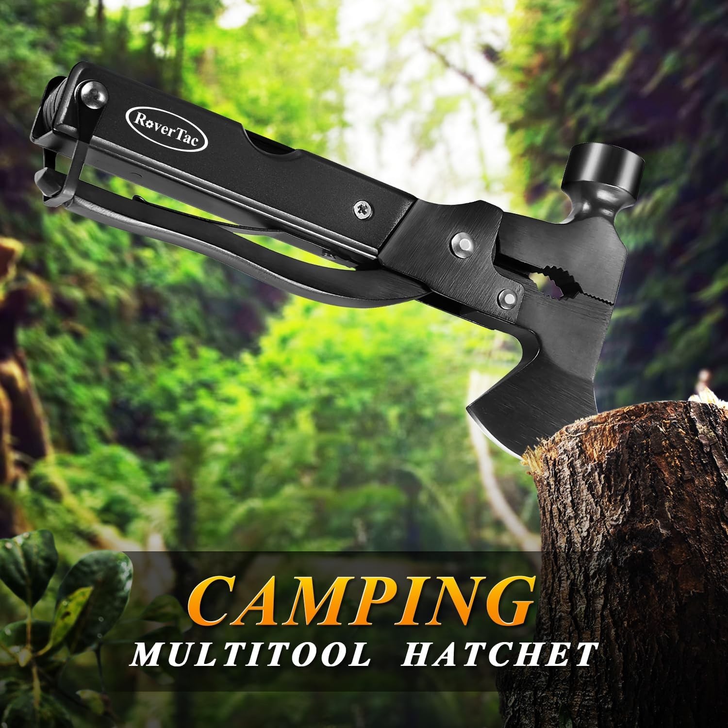 14-in-1 Multi-Function Camping Axe — Camping Gear with Sheath