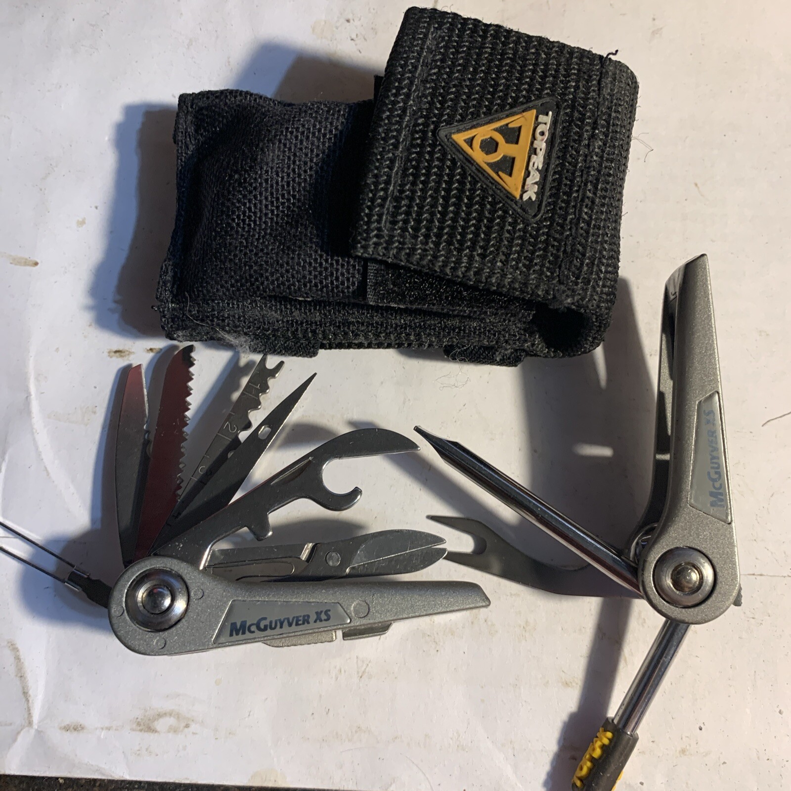 TOPEAK McGUYVER XS Multi-Tool Micro Mini Cycling Hiking MTB Camping Eddie Bauer