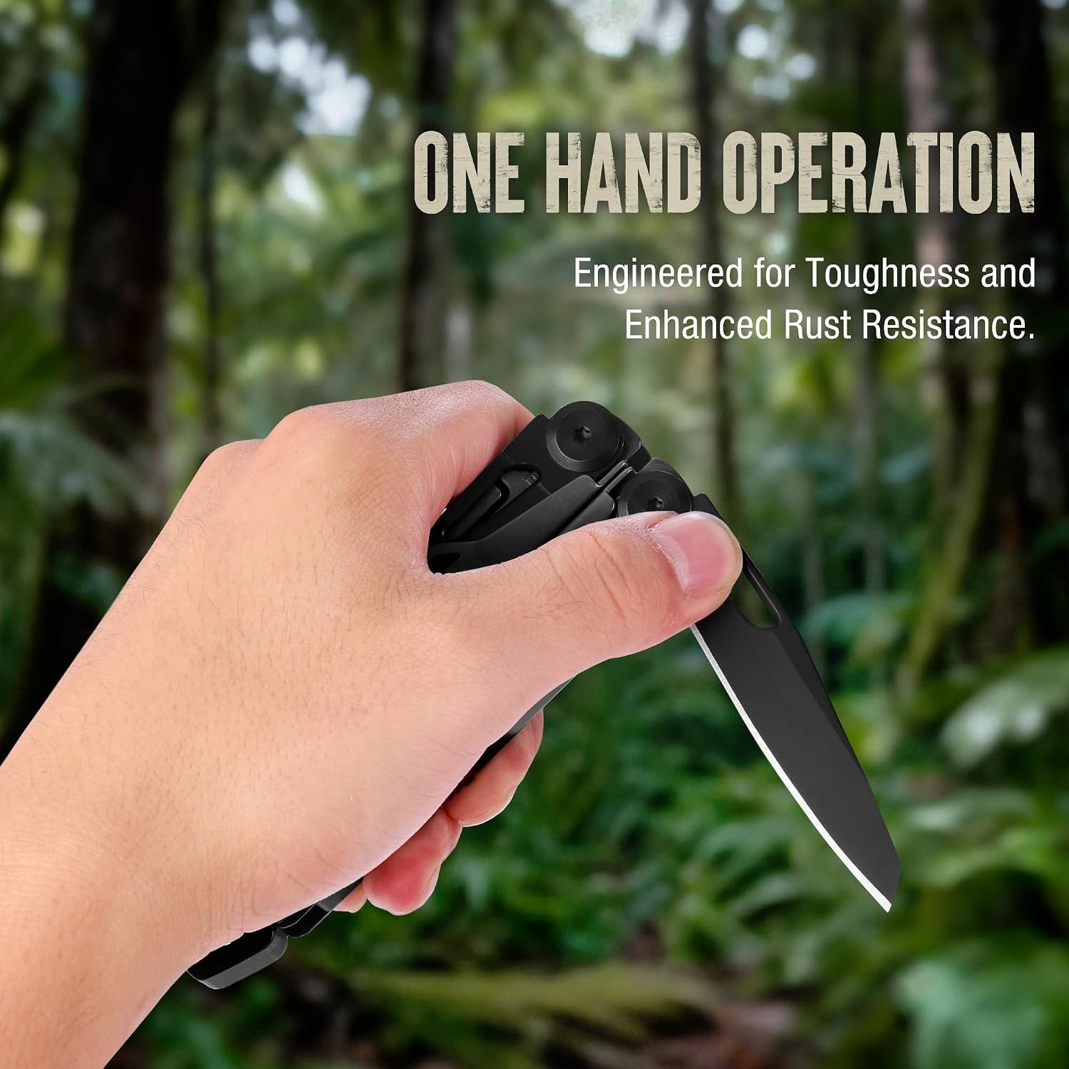27-in-1 CNC Machined Multitool Pliers Set with Pocket Knife and 27 Functions