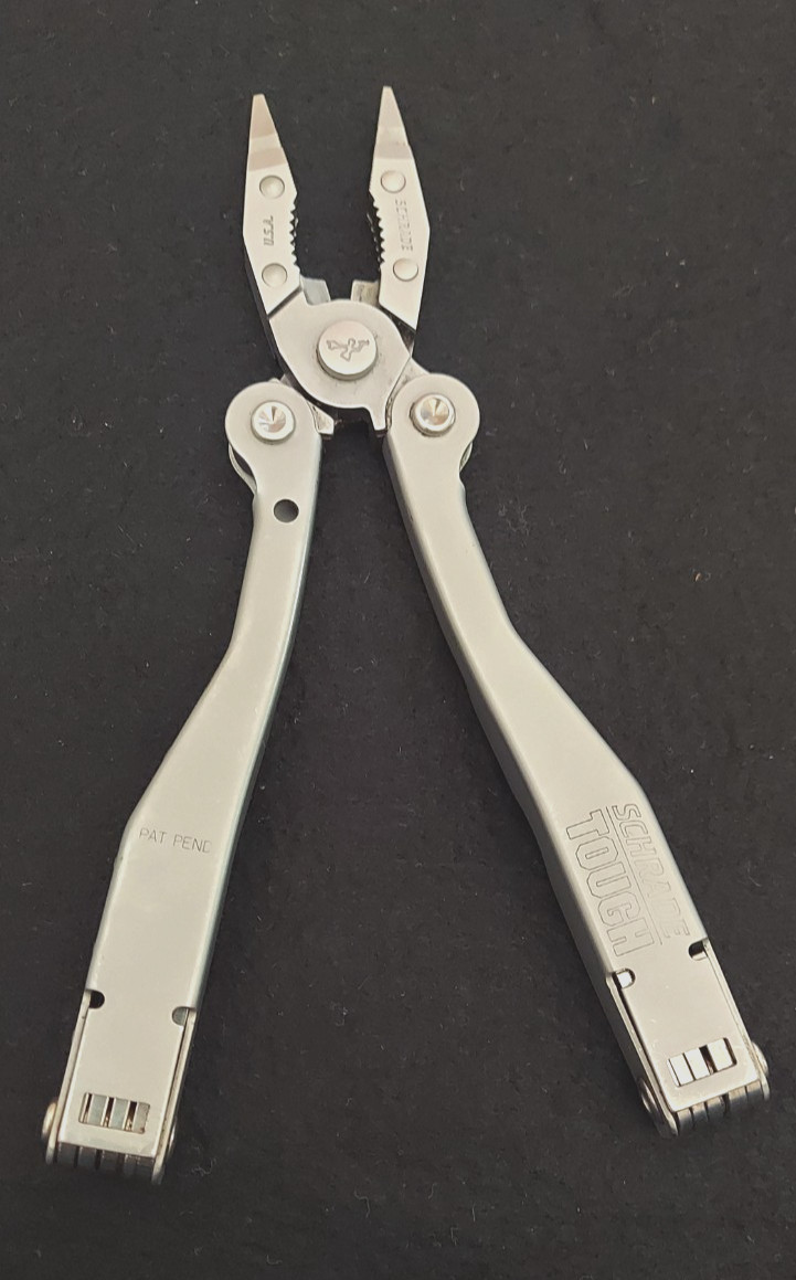 Schrade Tough-Tool Multi-Tool Pliers Knife with Leather Sheath! Made In USA!!!