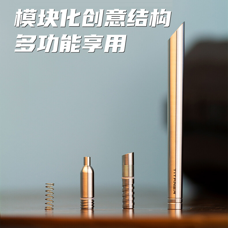 Titanium Alloy Rotary Pen Tactical Pen Tool Student Signature Pen