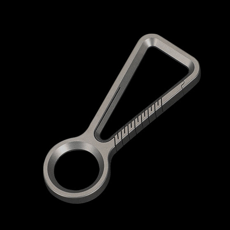 TC4 Titanium Alloy Keychain Car Key Chain Quality Portable Carabiner EDC Tool