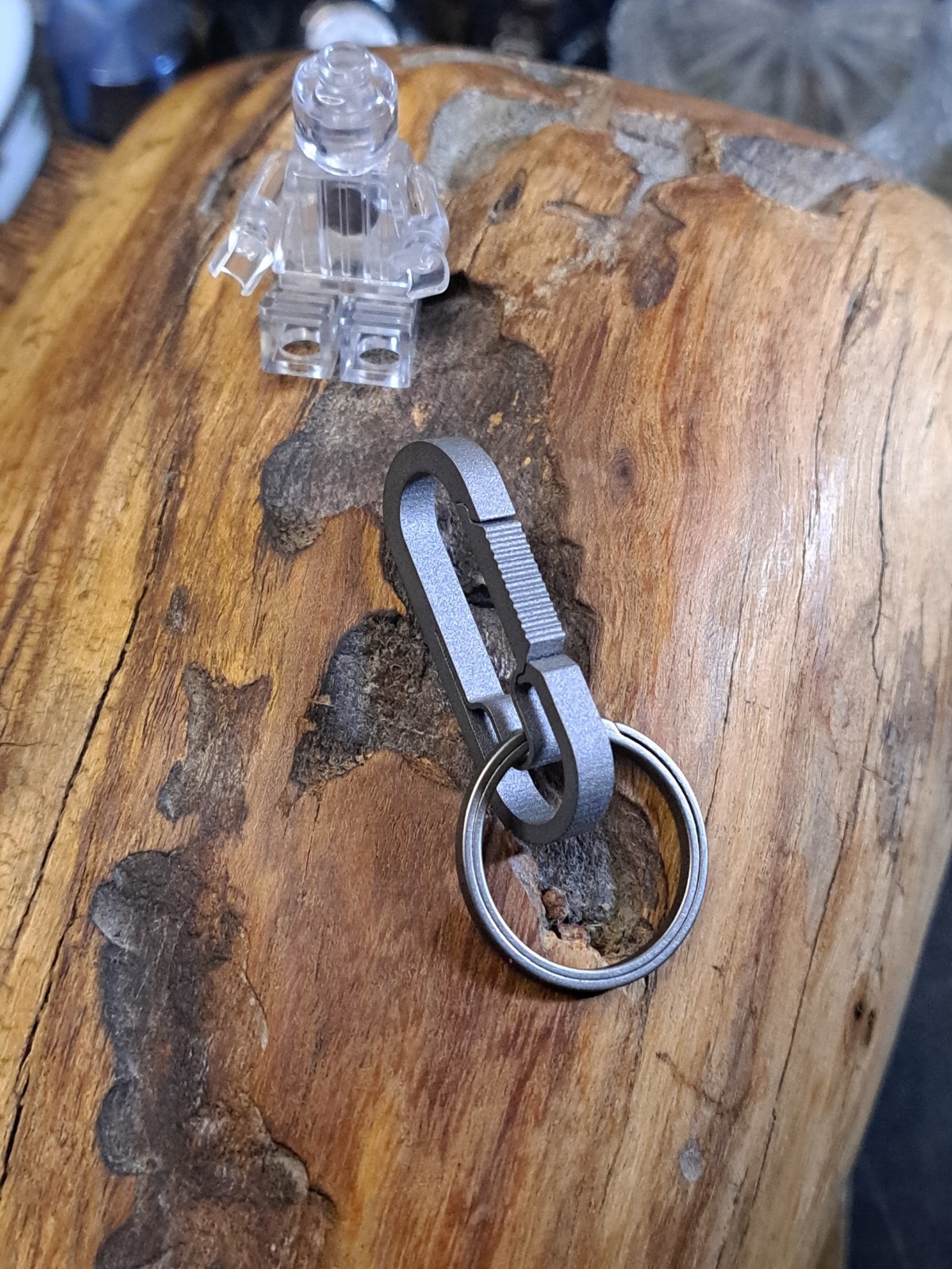 Pro Series Super Mini EDC Titanium Carabiner Keychain