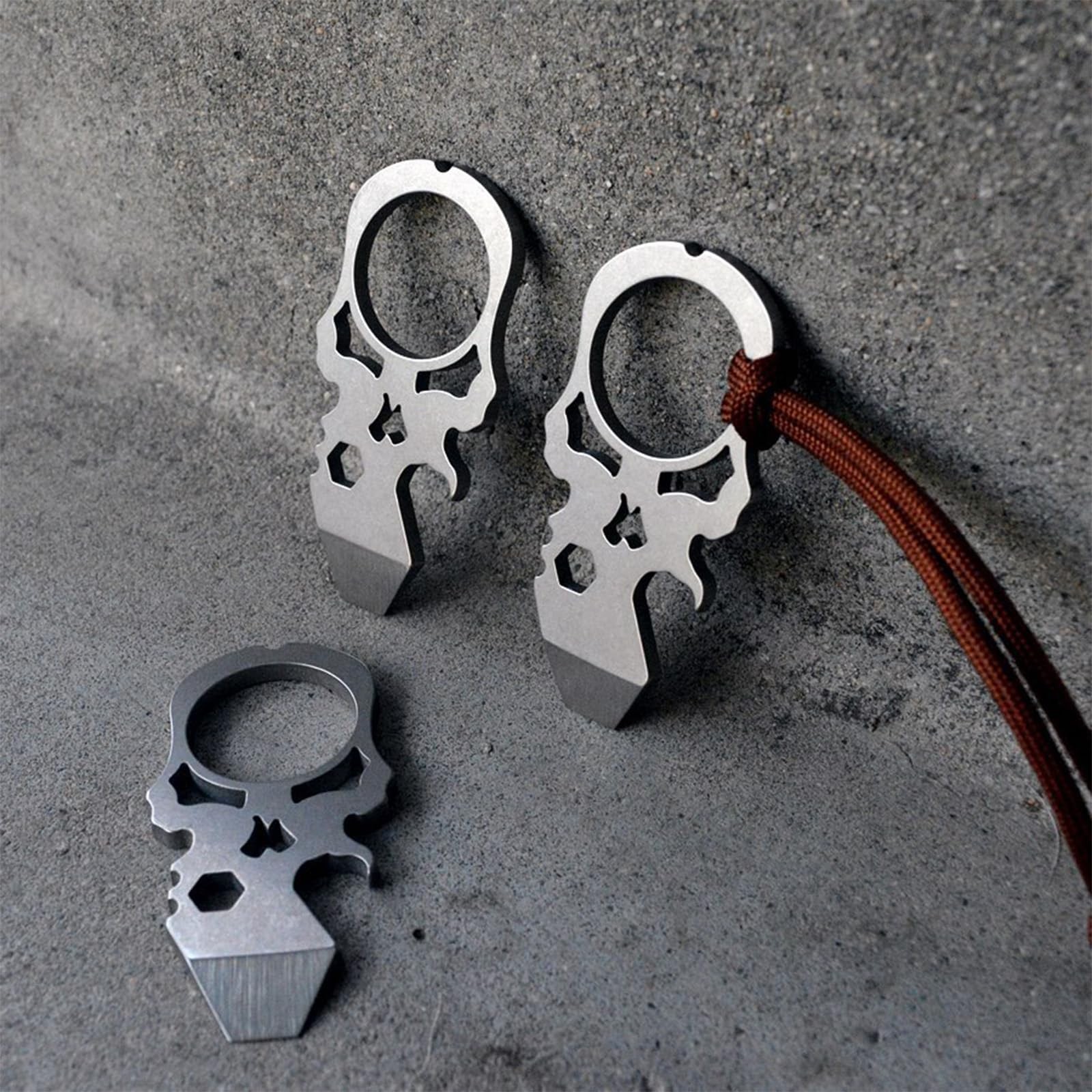 Skull Gear Shard 4-in-1 Keychain Bottle Opener Multitool with Screwdriver, Gi…