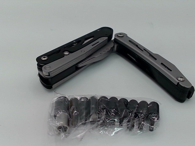 Multitool Stainless Steel Black Knife Pliers Screwdriver 99B