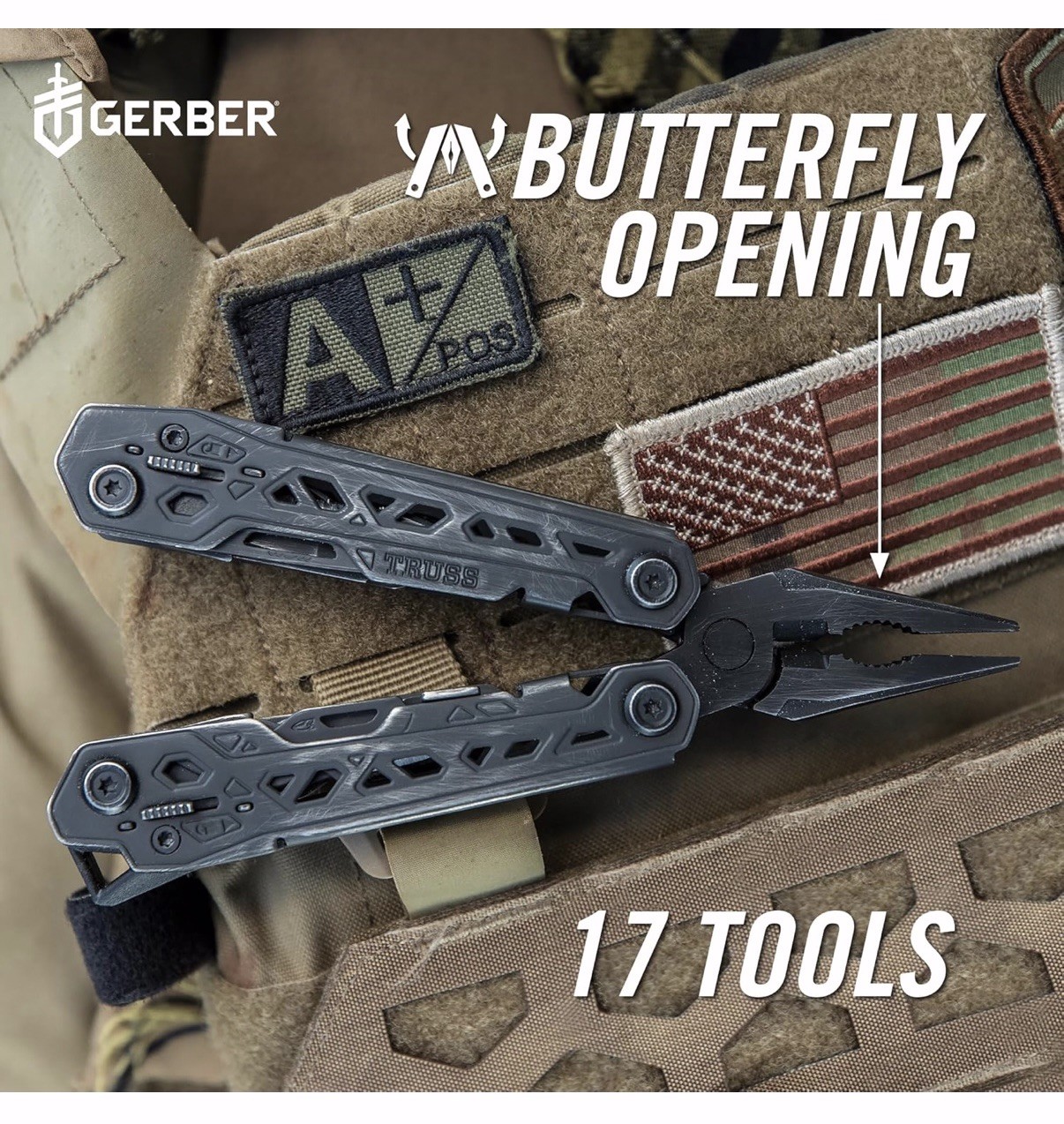Gerber Truss Multi-Tool – 30-001779 (Black)