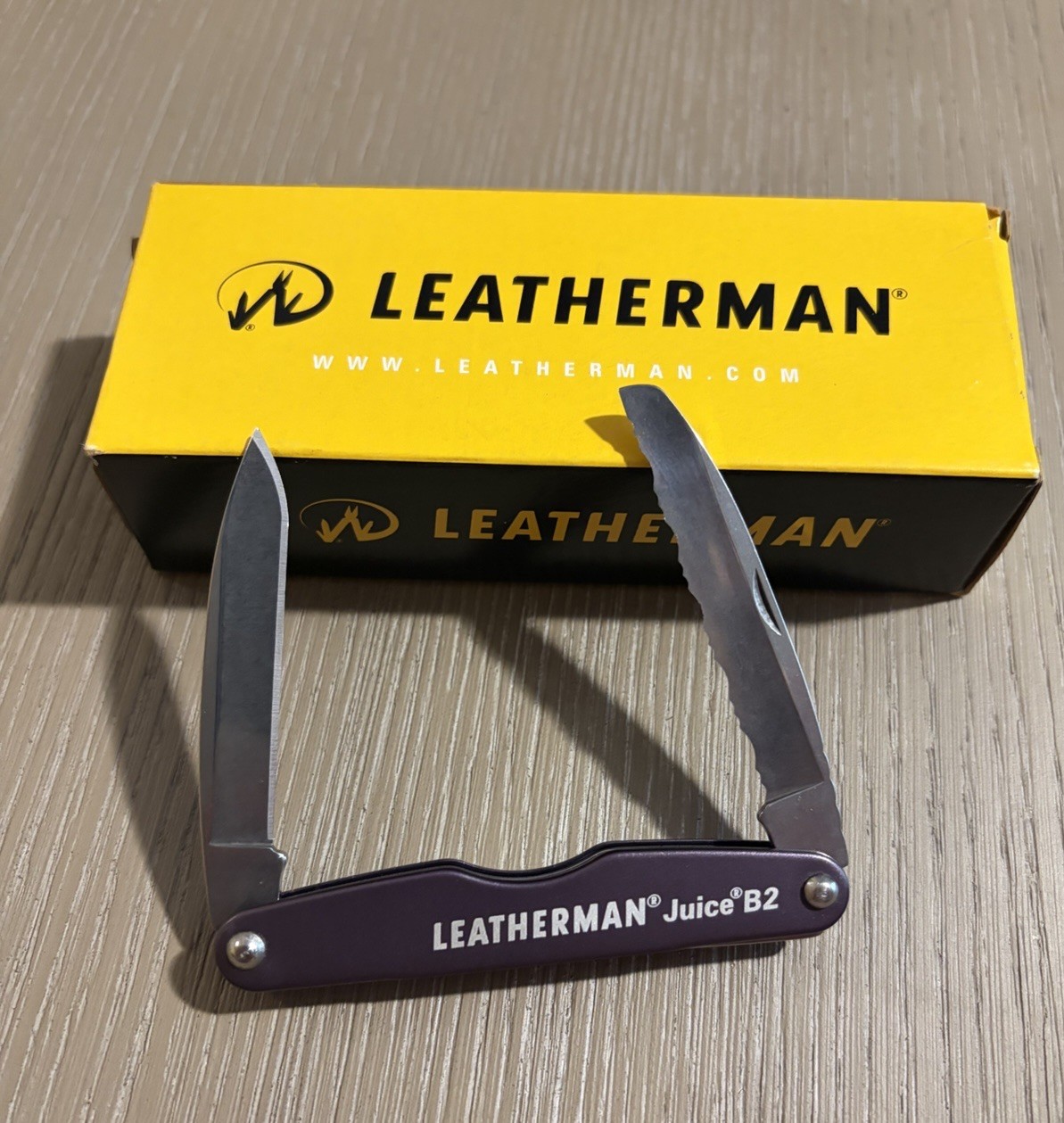 RARE Leatherman B2 Juice, Granite Grey. New In Original Box W/ Paperwork