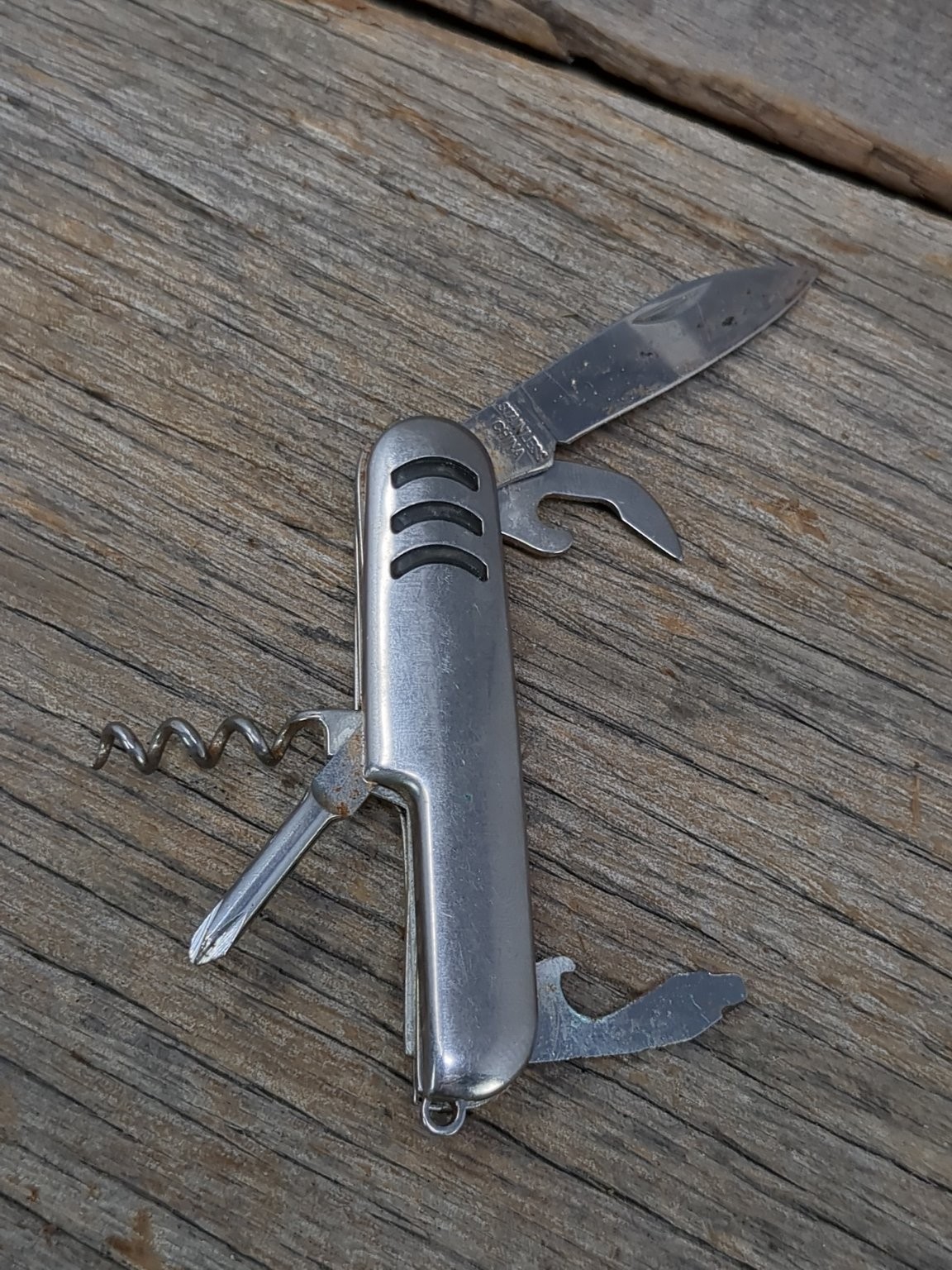 Multi-Tool Pocket Knife Stainless Steel 1.5oz SAKRATIE INCORPORATED