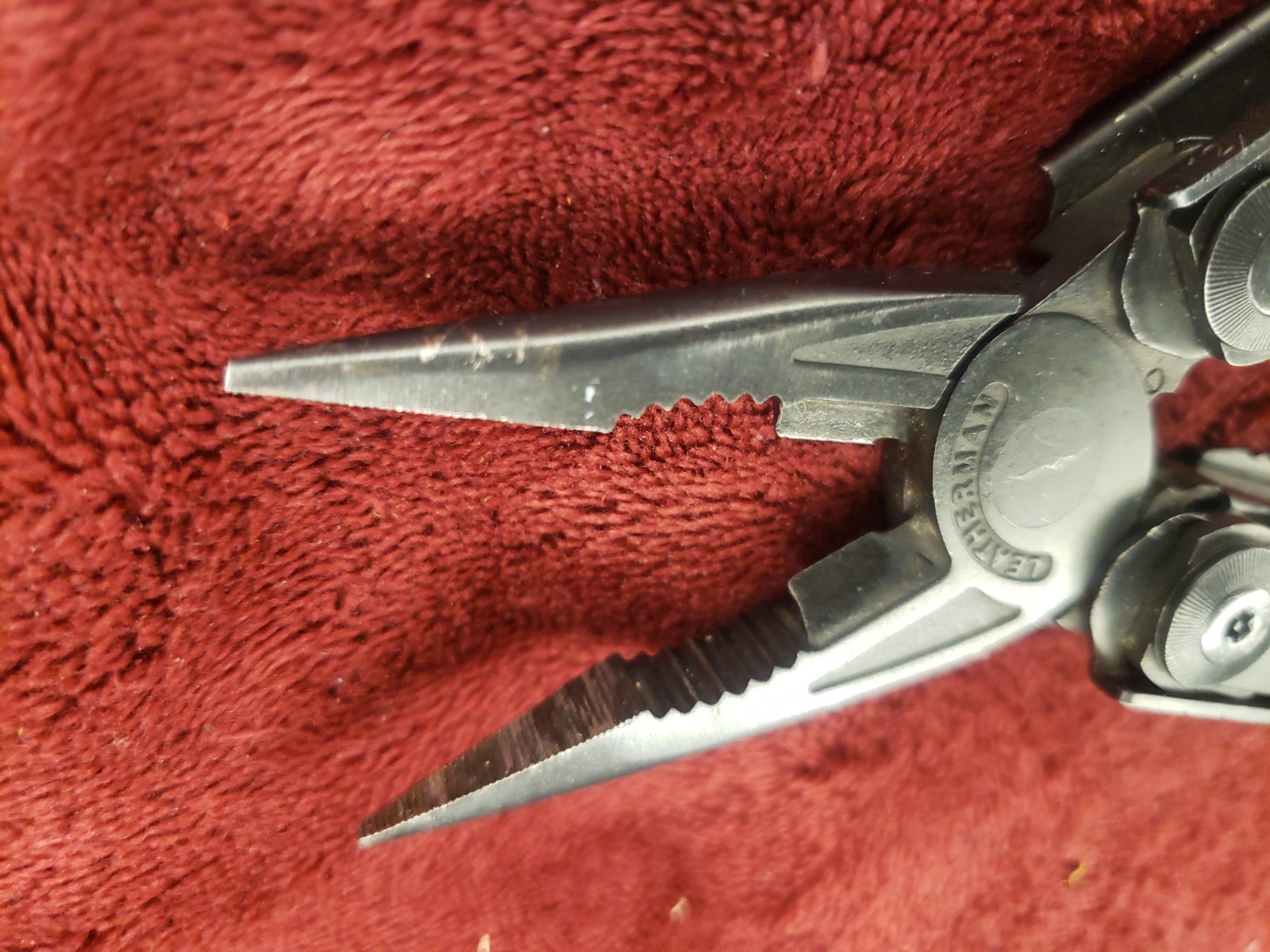 Leatherman Surge Black Multi Tool with Saw not File SANDI Engraved