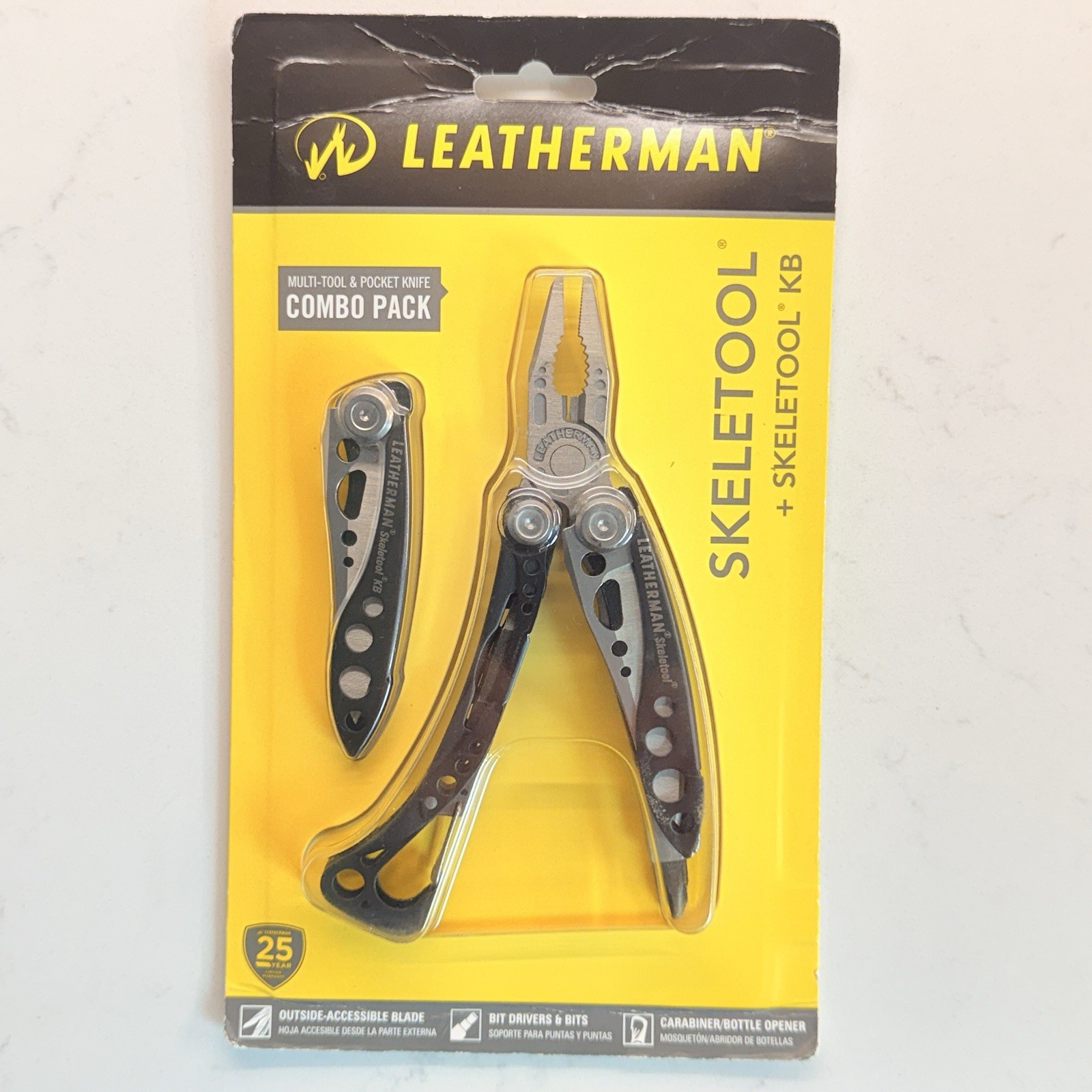 Leatherman Skeletool Black & Leatherman Skeletool KB Black. Discontinued Combo