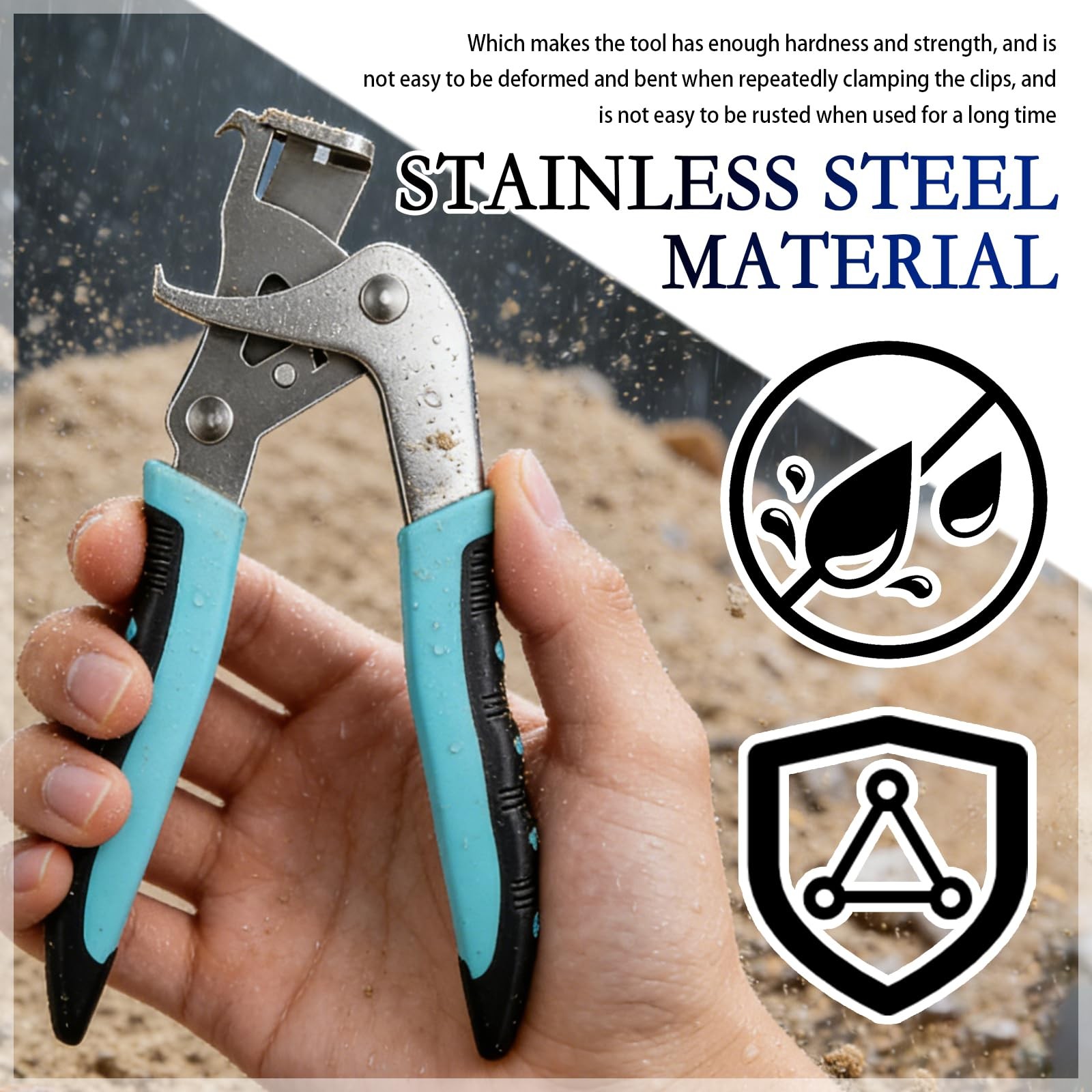 2026 Upgrade Car Clip Pliers,Multi-Function 6.5*5.19*0.45 inch, Silver