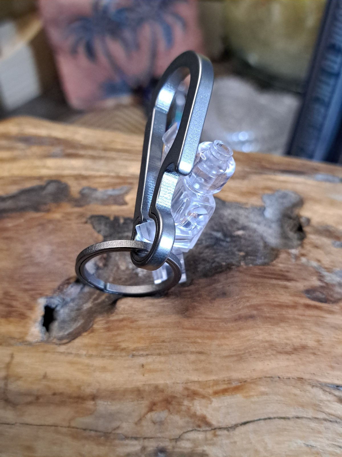 EDC Titanium Carabiner Keychain