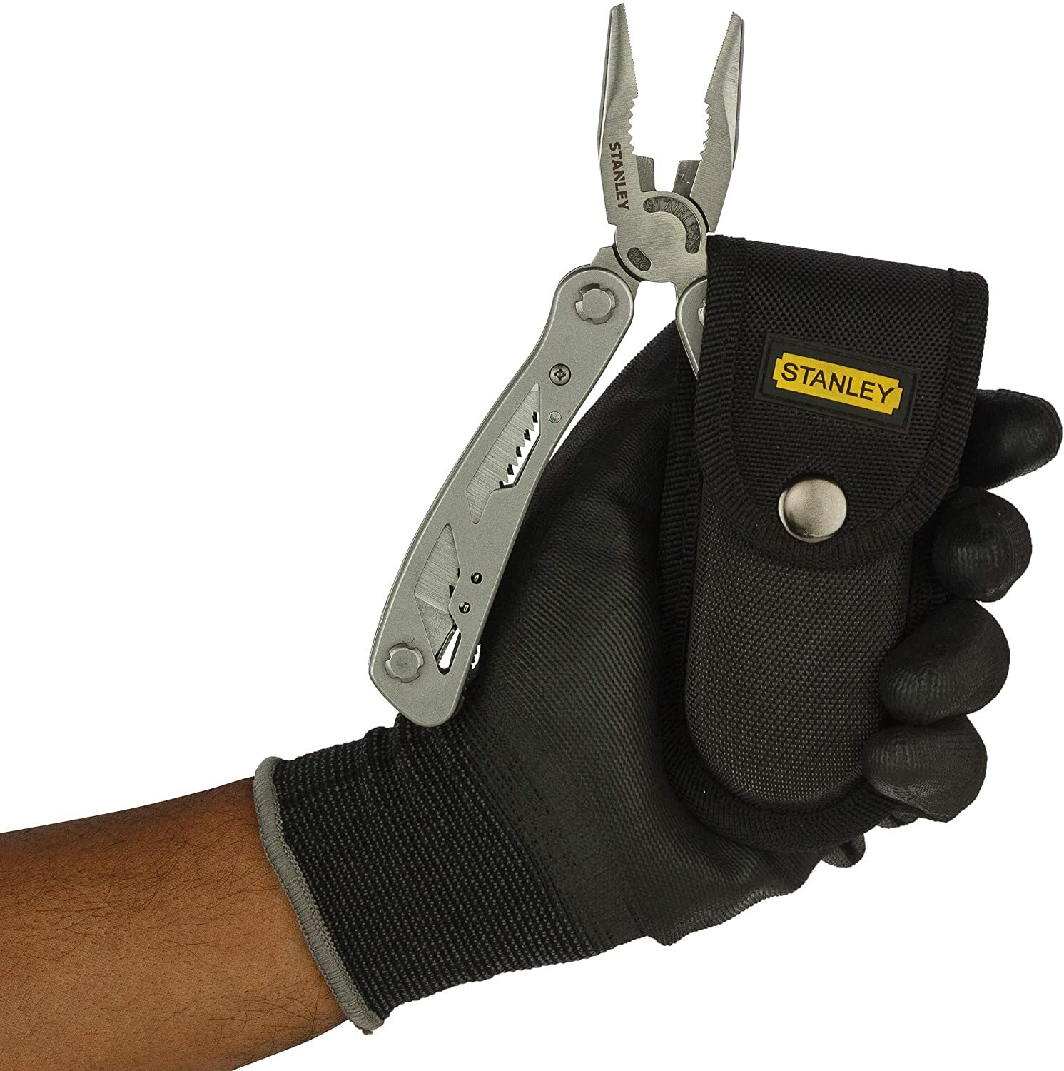 【NEW】STANLEY 12-IN-1 STAINLESS STEEL MULTITOOL WITH BLACK POUCH (84-519)