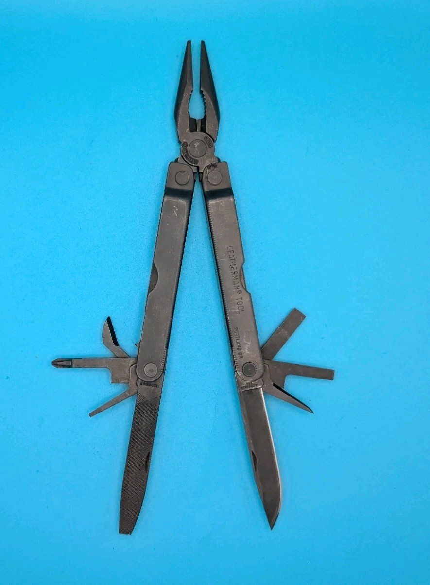 Leatherman PST Black Multi-Tool Nylon Sheath Retired Collectible USA