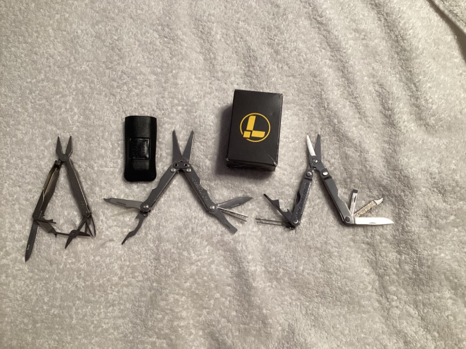 Leatherman Micra, Sog Cross Cut, Buck 350, Multi Tool Lot NEW