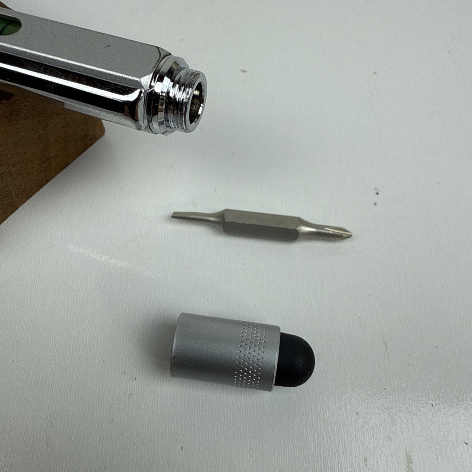 U S Air Force Tooling Pen Multi-Purpose Tool Silver Color Pen Screwdriver
