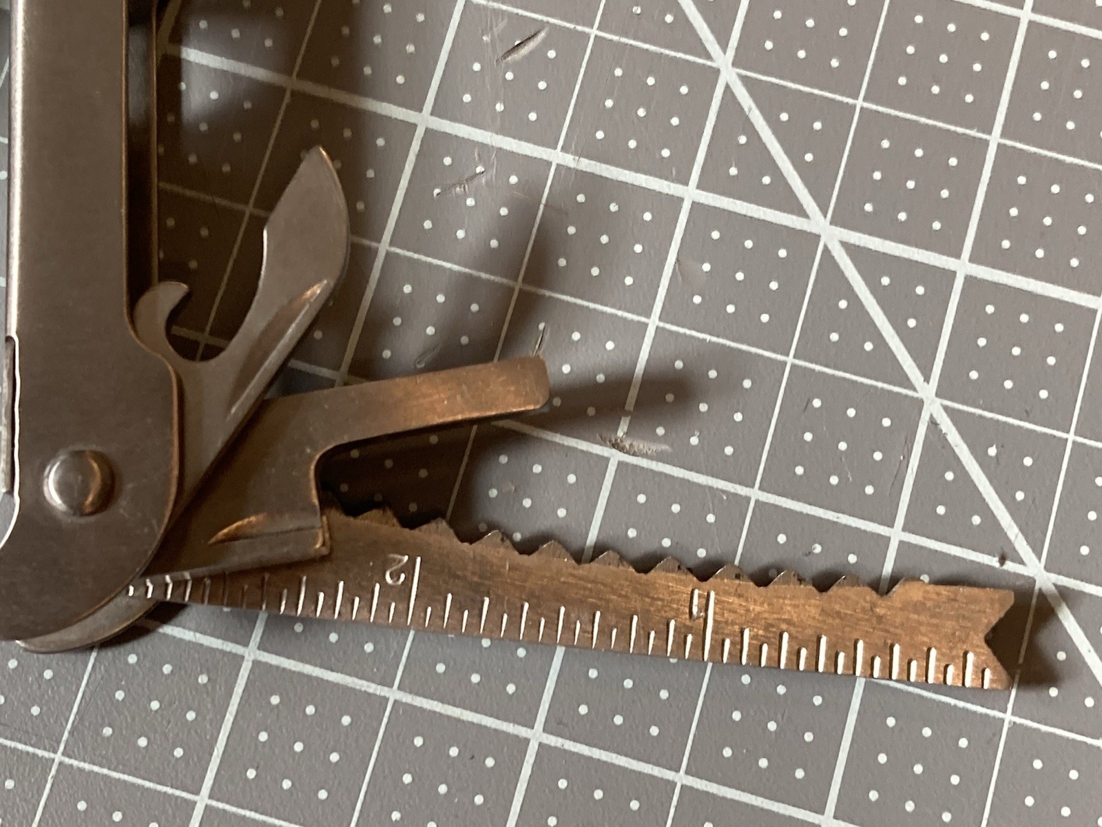DEWARS Leatherman Type Stainless Steel Multi Tool * 7 Tools NYLON CASE