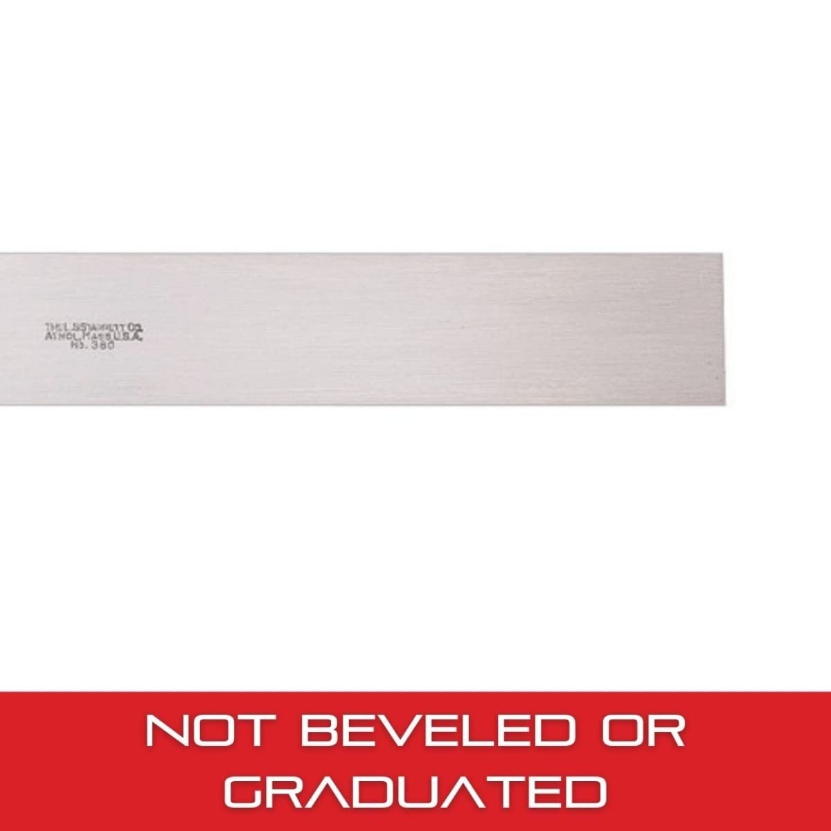 Accurate Alloy Steel Straight Edge 12″ – USA Crafted, Rigid Finish
