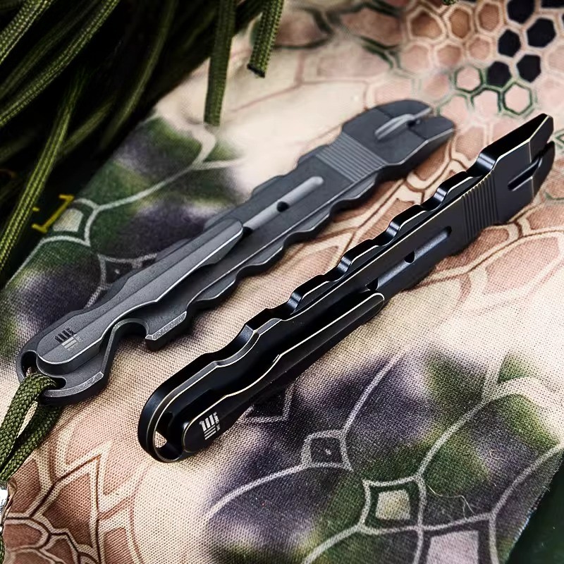 6AL4V Titanium Alloy Pocket Pry Bar EDC Tool for Outdoor