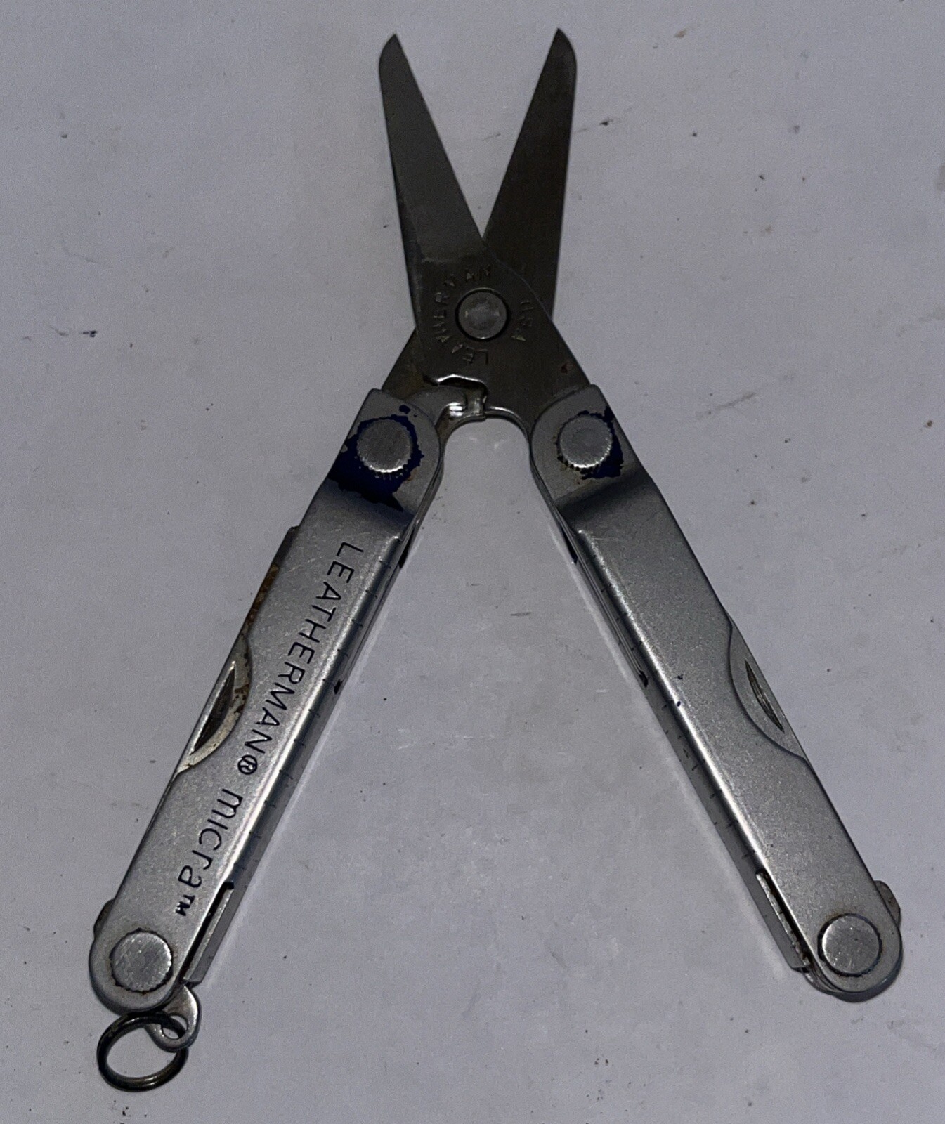 Leatherman Silver Micra Compact Scissors Hiking Back packing Multi-Tool