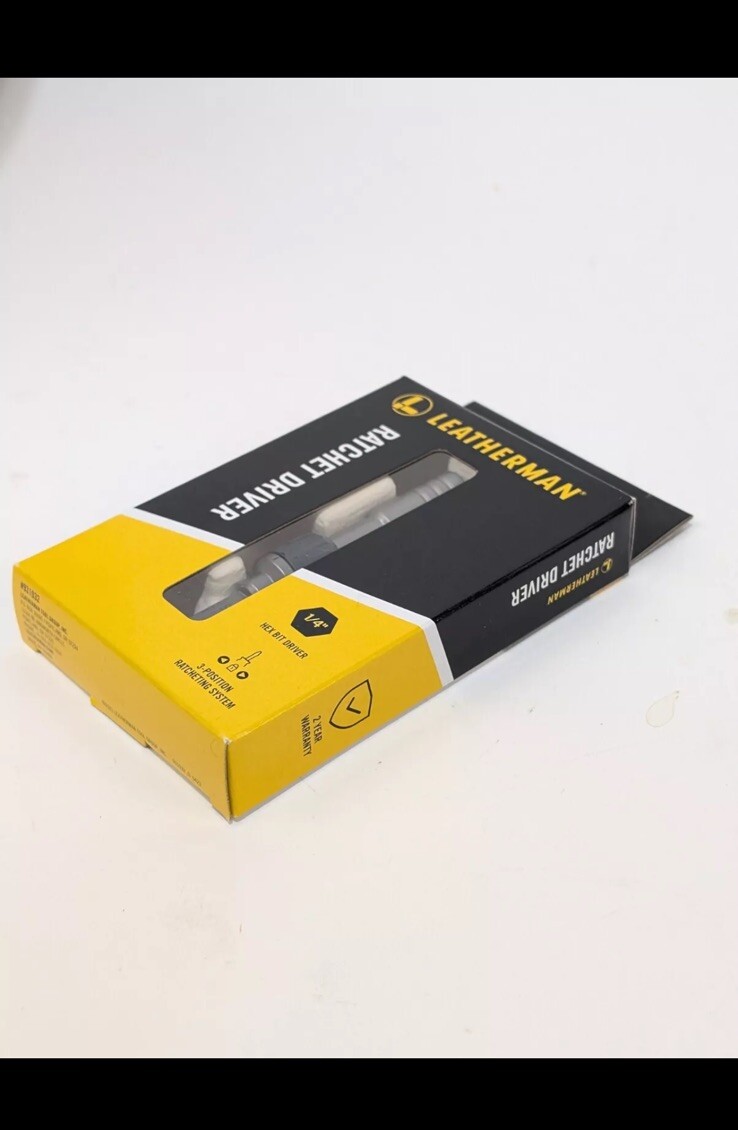 Leatherman Ratchet Driver – 1/4” Hex Bit Driver – 931030 | New IN HAND