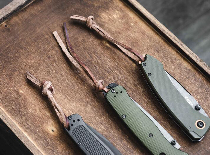 USA Genuine Leather Knife Multitool Everyday Carry Lanyards EDC Straps 6 Pieces
