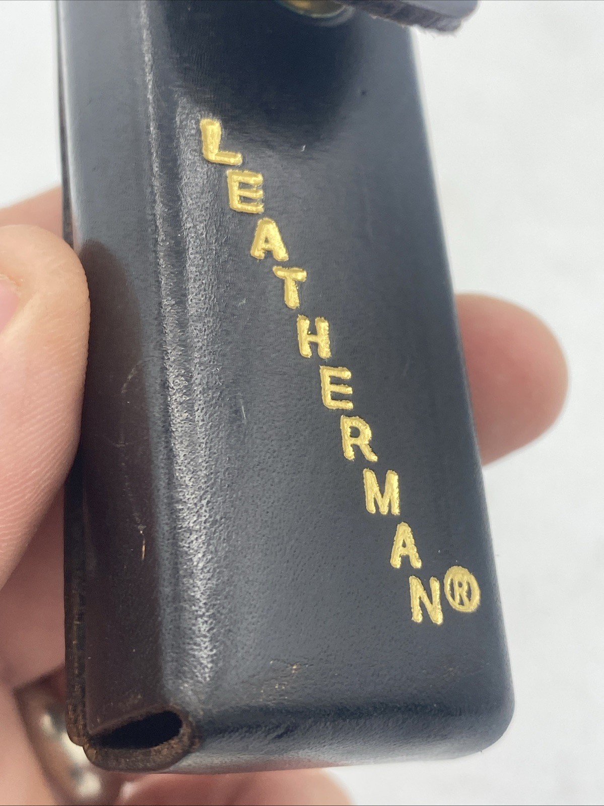 1995 Vtg Original Leatherman Multi Tool Portland Leather Sheath USA Gently Used