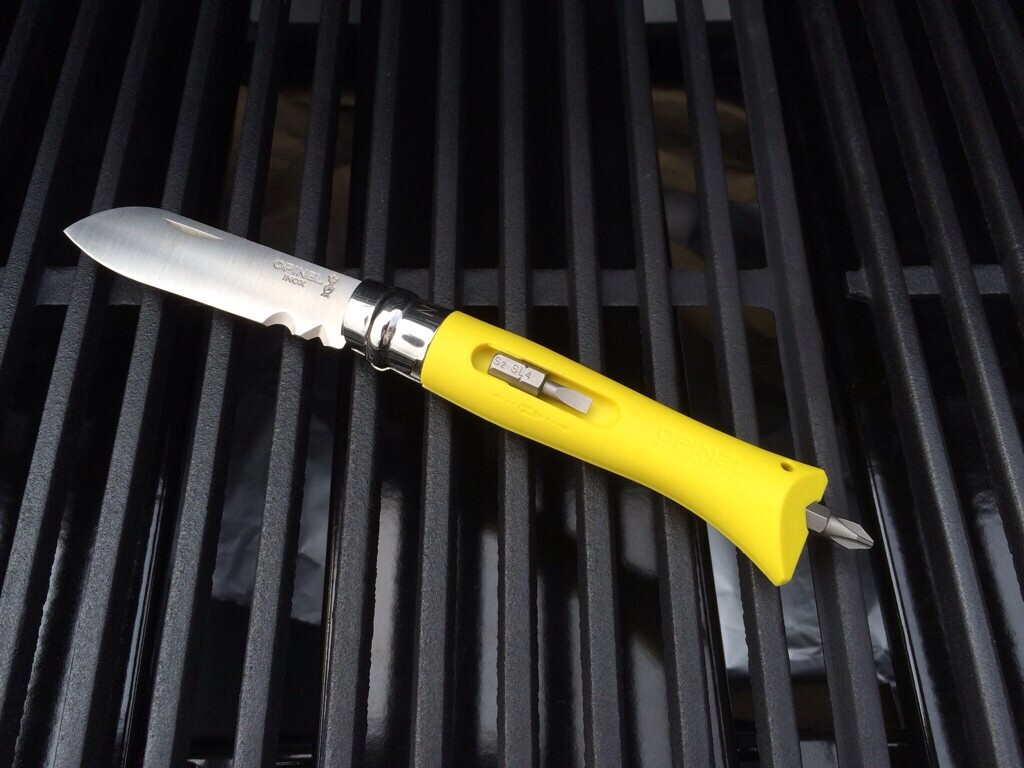 Opinel N°09 DIY Yellow Most elegant for electrician/housekeeping multi tool