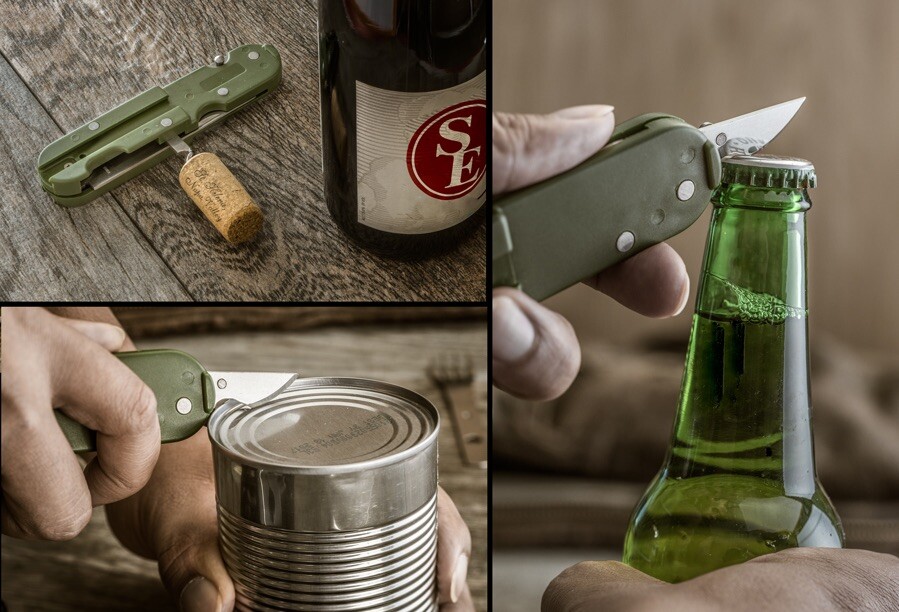 6-IN-1 Camping Multi-Tools with Carrying Case