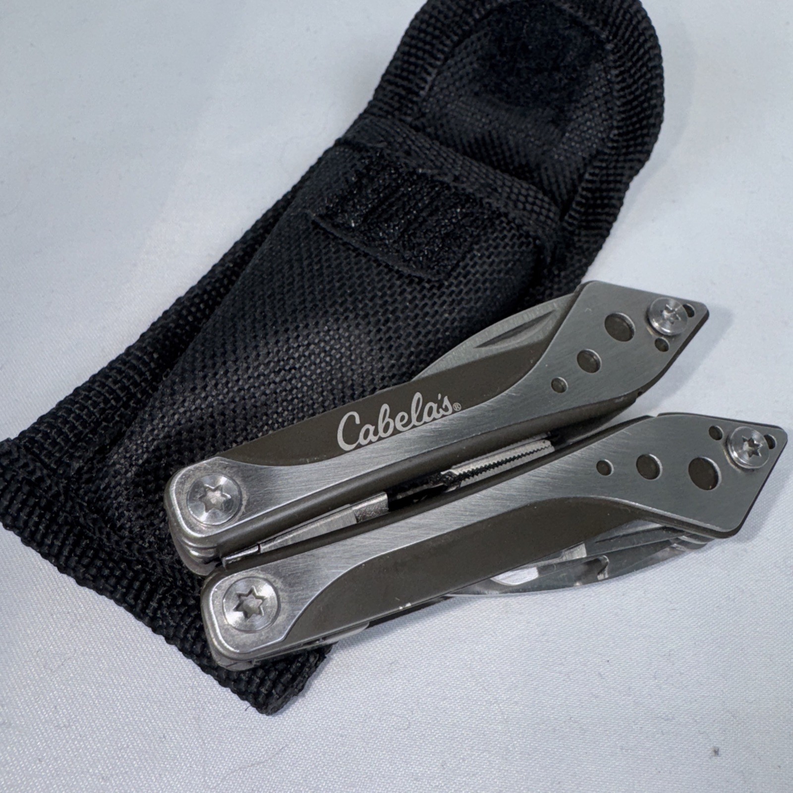 Cabela’s Mini 3in Multi Tool With Case Pocket Knife Utilitarian Hunting