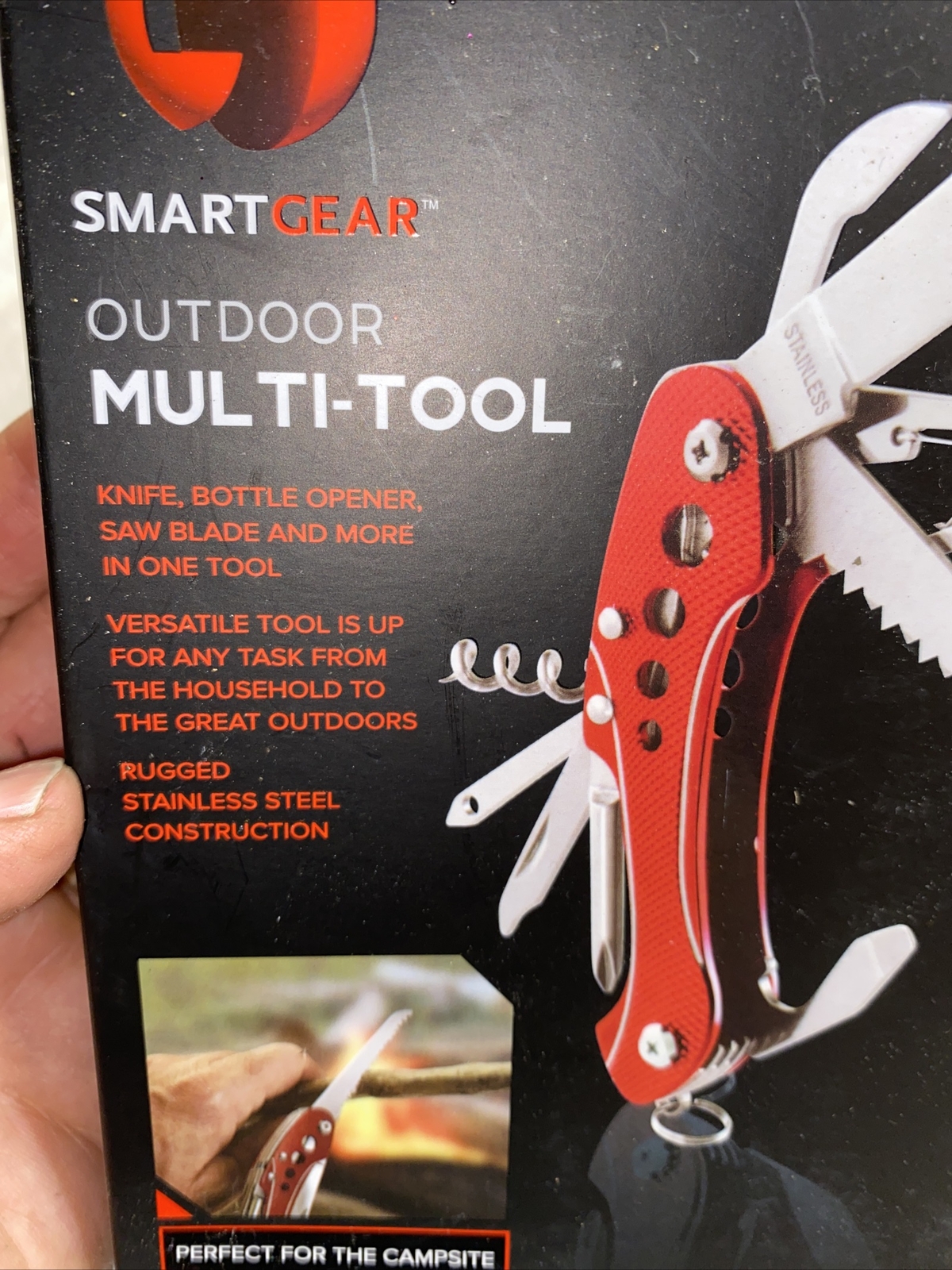 NEW SMARTGEAR Outdoor STAINLESS STEEL MULTI TOOL POCKET KNIFE & Saw & Tools