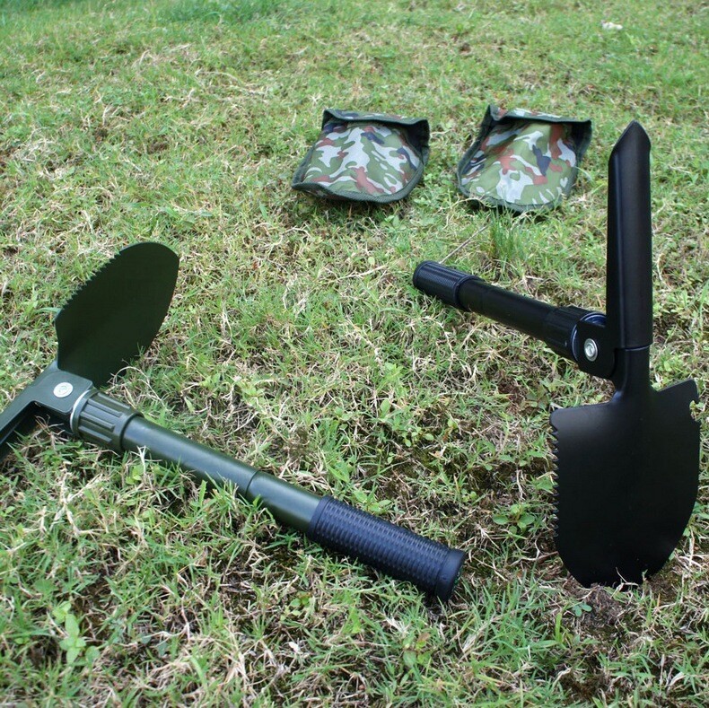 Outdoor Military Trenching Three-in-one Multi-fuFolding Tool With nctional