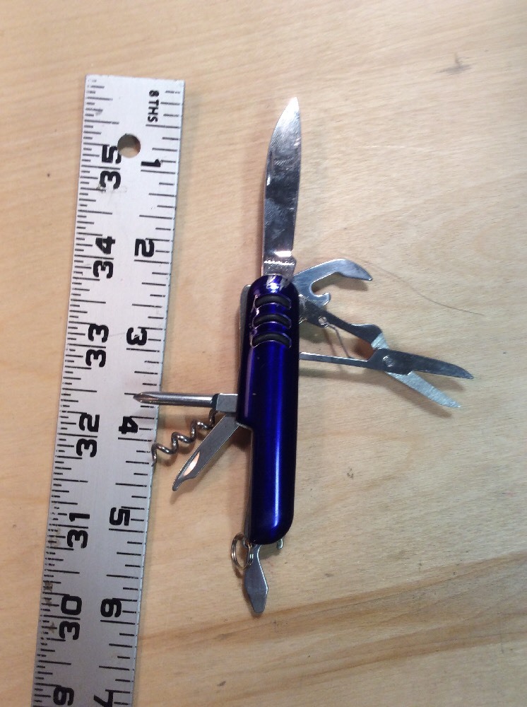 Clearwater Mortgage Inc Myron Stainless Steel 7 Multi Tool Pocket Knife Keychain