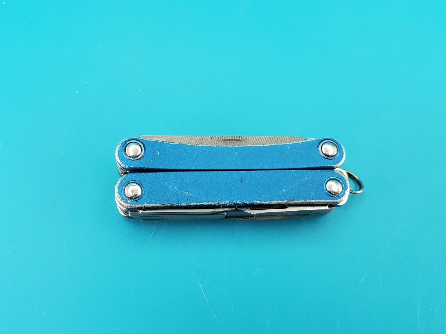 Leatherman SQUIRT PS4 Multi-Tool! BLUE! *broken scissors spring*