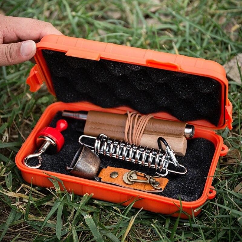 Edc Survival Tool Box Waterproof Shockproof Case for Camping & Outdoor Gear